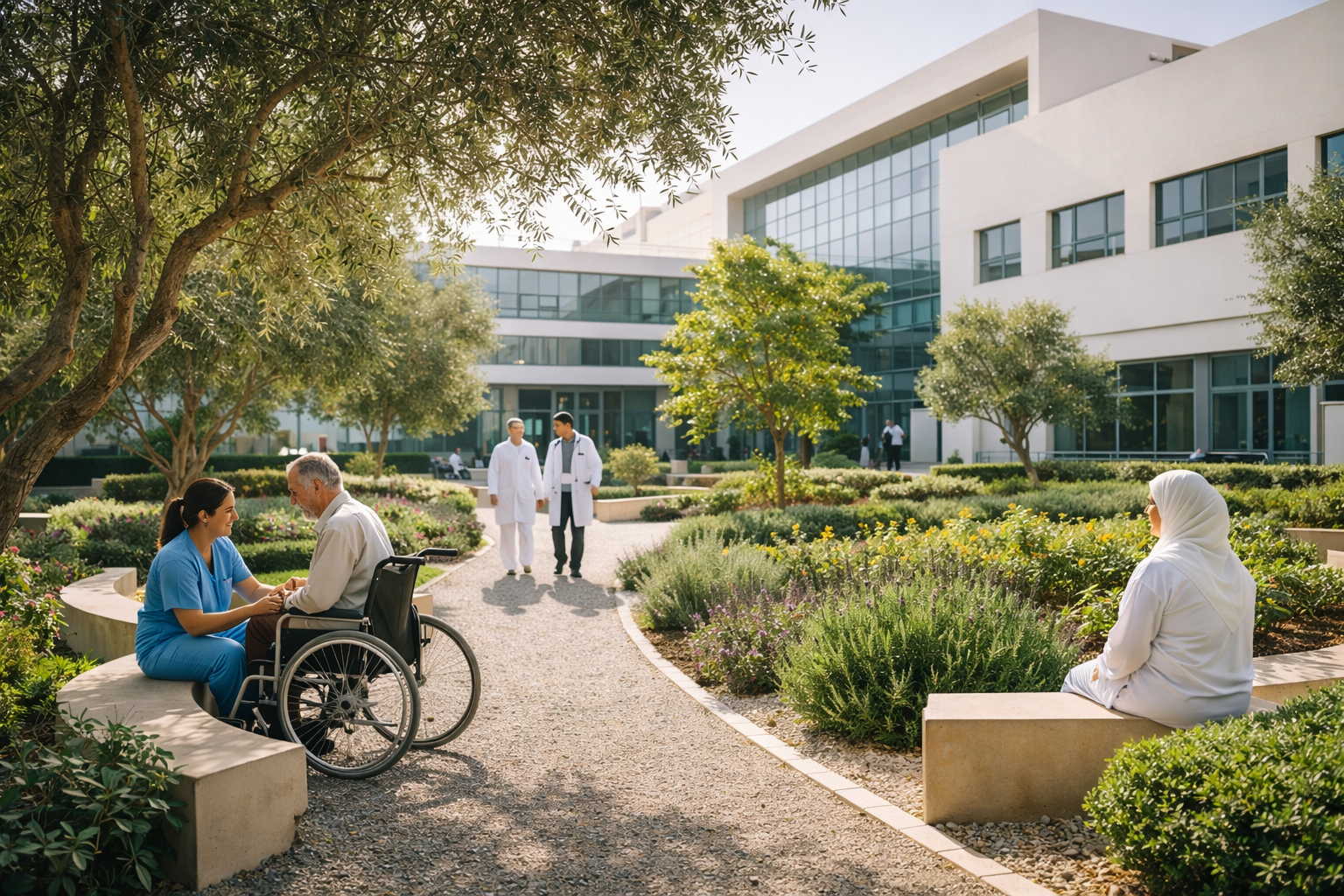 paysage et établissements de santé