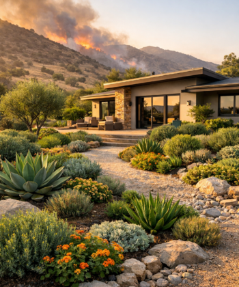 aménagement paysager contre les incendies