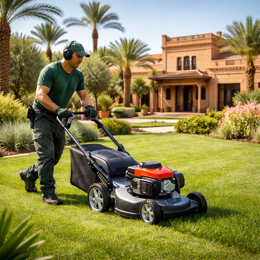 matériel de tonte de gazon au Maroc